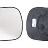 Miroir Glace rétroviseur gauche pour RENAULT CLIO CAMPUS, 2006-2009 dégivrant, asphérique à clipser