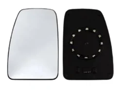 Miroir Glace rétroviseur gauche pour OPEL MOVANO I phase 2, 2003-2010, verre supérieur, dégivrant