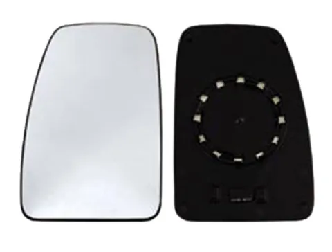 Miroir Glace rétroviseur gauche pour OPEL MOVANO I phase 2, 2003-2010, verre supérieur, dégivrant