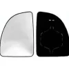 Miroir Glace rétroviseur gauche pour CITROËN JUMPER I phase 2, 2002-2006 verre supérieur, à clipser