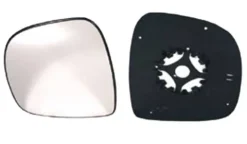 Miroir Glace rétroviseur gauche pour MERCEDES VITO II phase 1 (W639), 2003-2010, à clipser, Neuf