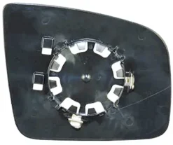 Miroir Glace rétroviseur gauche pour MERCEDES VIANO phase 2 (W639) 2010-2014, asphérique, à clipser