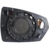 Miroir Glace rétroviseur gauche pour VOLKSWAGEN POLO VI phase 2 depuis 2021, asphérique, Neuf