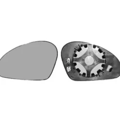 Miroir Glace rétroviseur gauche pour SEAT ALTEA Phase 1, 2004-2009, dégivrant, à clipser, Neuf