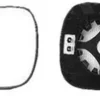 Miroir Glace rétroviseur pour RENAULT KANGOO I ph.2 2003-2007 gauche ou droit, asphérique, à clipser