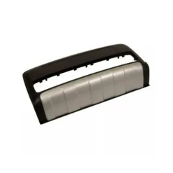 Moulure centrale pare-chocs avant pour FIAT PANDA 4X4/NAT. POW. depuis 2013, argentée, Neuve