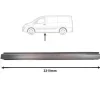 Moulure couverture sous porte gauche pour CITROËN JUMPY II 2007-2016, Mod. Châssis court, Neuve