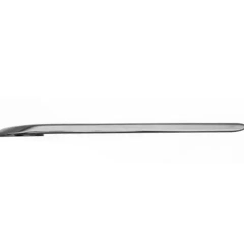 Moulure gauche spoiler arrière pour MERCEDES CLASSE C phase 2, 2018-2021 (W205), noir brillant, Mod. 4 portes AMG, Neuve