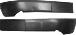 Moulures avant droite et gauche pour NISSAN KUBISTAR, 2003-2010, bandeaux noirs pare chocs avant
