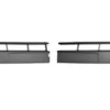 Moulures avant droite et gauche pour RENAULT KANGOO II phase 1, 2008-2013, bandeaux noirs pare chocs