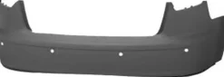 Pare chocs arrière pour AUDI A3 II ph.1 SPORTBACK 2004-2008, trous radar de recul, Neuf à peindre