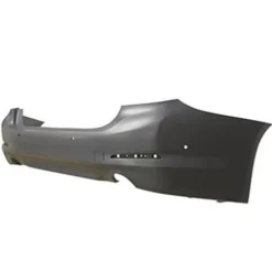 Pare chocs arrière pour BMW Serie 5 G30/G31, depuis 2017, cache crochet, trous radar + supports, échappement simple, Neuf à peindre