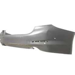 Pare chocs arrière pour BMW Serie 5 G30/G31, depuis 2017, cache crochet, trous moulure, trous radar, trous park assist + supports, échappement simple, Mod. LUXURY/SPORT LINE, Neuf à peindre