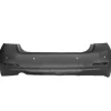 Pare chocs arrière pour BMW Serie 3 F30, 2012-2014, Simple sortie d'echappement à gauche, trous radar, Mod. MODERN LUXURY SPORT 316-138-320 berline, Neuf à peindre