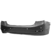 Pare chocs arrière pour BMW Serie 3 F30, 2012-2014, Double sortie d'echappement à gauche, trous radar, Mod. 325-328-330 BASIS 4 PORTES, Neuf à peindre