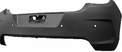 Pare chocs arrière pour CITROËN C4 II phase 2, 2015-2008, trous moulures & radar de recul (4 trous), Neuf