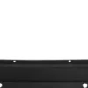 Pare chocs arrière pour FIAT DOBLO II phase 1, 2010-2014 (2 portes arrière), trous radar, noir