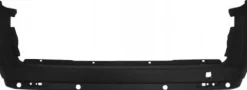 Pare chocs arrière pour FIAT DOBLO II ph.1 2010-2014 (2 portes arrière - Natural Power), noir, trous radar