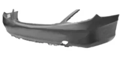 Pare chocs arrière pour MERCEDES (W205) CLASSE C ph. 1 2014-2018, Mod. 4 portes, Neuf à peindre