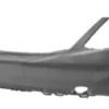 Pare chocs arrière pour MERCEDES (W205) CLASSE C ph. 1 2014-2018, trous radar, Mod. Avantgarde, Mod. 4 portes Avantgarde, Neuf à peindre