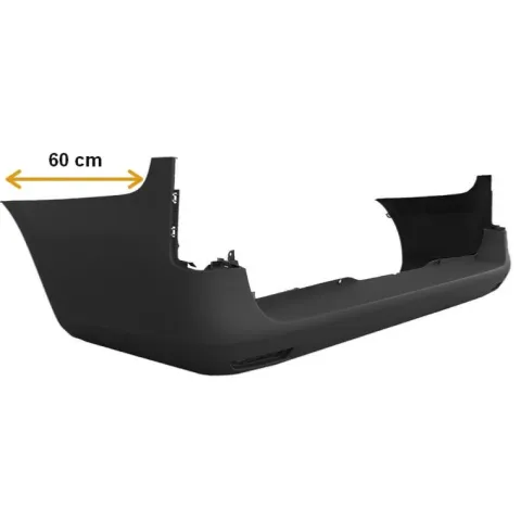 Pare chocs arrière pour MERCEDES VITO III (W447) 2014-2019, châssis long, brides angle mort, gris, Neuf