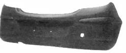 Pare chocs arrière pour OPEL CORSA D phase 2, 2011-2014, (5 portes), Neuf à peindre