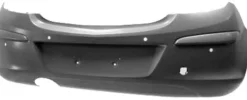 Pare chocs arrière pour OPEL CORSA D ph.2 2011-2014 trous radar (5 portes - Sport/SXI/GSI) à peindre