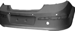 Pare chocs arrière pour OPEL ASTRA H 2007-2009, trous capteurs radar, Neuf à peindre