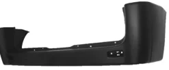 Pare chocs arrière pour PEUGEOT EXPERT II 2007-2016, (châssis court), noir, Neuf