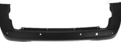 Pare chocs arrière pour PEUGEOT BIPPER 2008-2016, (2 portes arrière), Mod. Cargo, trous radar, noir, Neuf