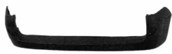 Pare chocs arrière pour RENAULT KANGOO I phase 2, 2003-2007, noir, Neuf