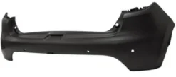 Pare chocs arrière pour RENAULT CLIO IV phase 1, 2012-2016, avec trous radars, Neuf à peindre