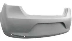 Pare chocs arrière pour SEAT LEON II ph. 1 2005-2009, Neuf à peindre