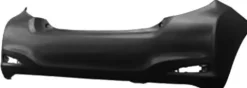 Pare chocs arrière pour TOYOTA YARIS III phase 1, 2011-2014, noir, Neuf