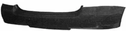 Pare chocs arrière pour TOYOTA YARIS I phase 1, 1999-2003, partie supérieure, gris foncé, Neuf
