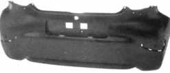 Pare chocs arrière pour TOYOTA AYGO I phase 2, 2009-2012, Neuf à peindre