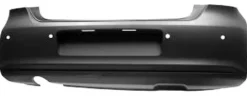 Pare chocs arrière pour VOLKSWAGEN POLO V phase 1, 2009-2014, grande découpe, trous radar, à peindre