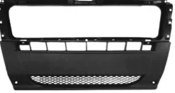 Pare chocs avant central pour FIAT DUCATO III phase 1, 2006-2014, noir, avec grille inférieure