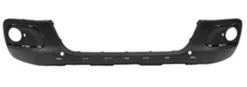 Pare chocs avant inférieur pour PEUGEOT 2008 phase 2, 2016-2019, avec trou AB/moulure et trou radars, noir
