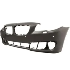 Pare chocs avant pour BMW Serie 5 F10N, 2013-2016, cache crochet, trous radar, trous park assist, trous lave-phare + supports, trou caméra, Neuf à peindre