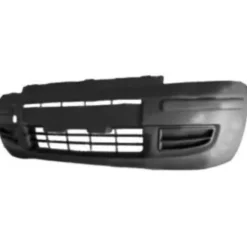 Pare chocs avant pour FIAT PANDA II phase 2 2009-2012, noir gaufré, avec climatisation, Neuf