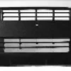 Pare chocs avant pour FIAT QUBO, 2008-2016, trous antibrouillard, noir, partie supérieure argentée