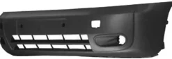 Pare chocs avant pour FORD TOURNEO CONNECT I phase 2, 2006-2009 trous feux antibrouillard, noir
