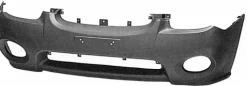 Pare chocs avant pour HYUNDAI ATOS 1998-1999 Noir, avec trou antibrouillard, Noir, Neuf