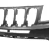 Pare chocs avant pour JEEP COMPASS I phase 2, 2011-2016, noir lisse à apprêter, Neuf