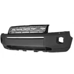 Pare chocs avant pour LAND ROVER FREELANDER II, 2010-2015, trous lave-phares, avec grille calandre noire brillante/argent et grille centrale, Neuf à peindre