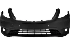 Pare chocs avant pour MERCEDES VITO III (W447) 2019-2024, avec cache crochet, avec antibrouillard, 4 trous PDC+2 Park Assist, trou pour la recharge électrique, Mod. E-VITO, Neuf à peindre