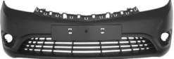 Pare chocs avant pour MERCEDES CITAN (W415) depuis 2012, avec trou antibrouillard, mod. VAN, noir, Neuf