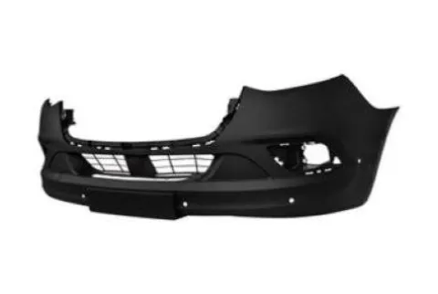 Pare chocs avant pour MERCEDES SPRINTER III depuis 2018 (W907-W910), noir gaufré, avec cache crochet, siège antibrouillard, trous PDC,park assist+supports, Neuf