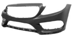 Pare chocs avant pour MERCEDES (W205) CLASSE C ph. 1 2014-2018, Mod. AMG, trou de caméra, Neuf